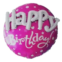 631-balon-happy-birthday-3d-rotund-80-cm-roz