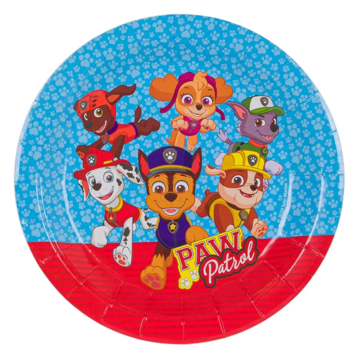 Set 6 farfurii Patrula Catelusilor, 18 cm