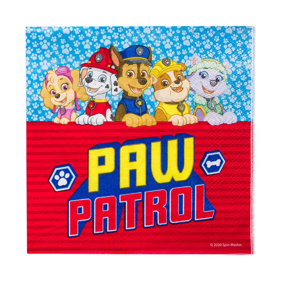 Set 12 servetele Patrula Catelusilor 33 x 33 cm