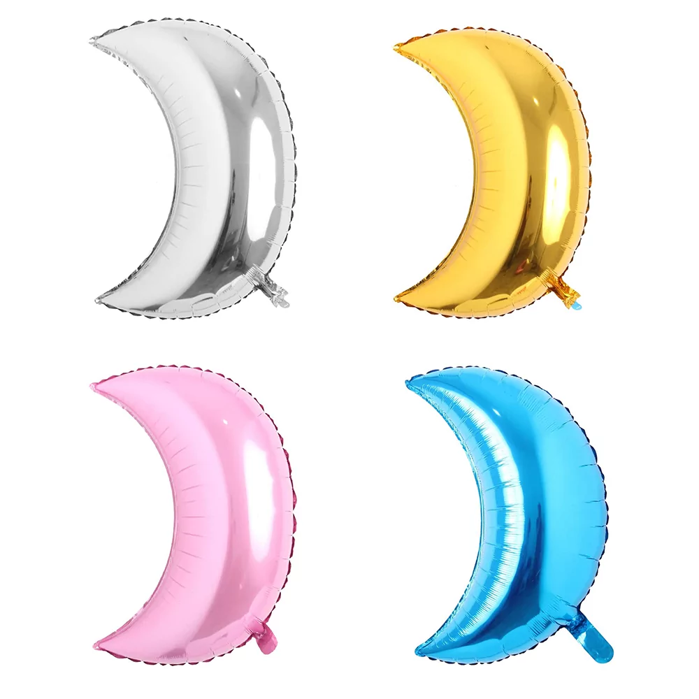 Baloane folie in forma de luna, 70 cm