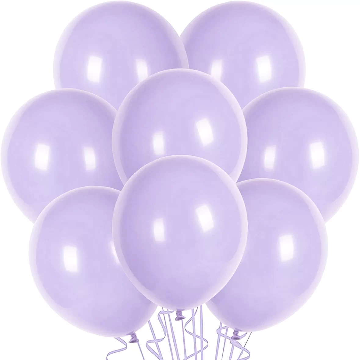 Set 10 baloane latex, Mov Liliac, de 30 cm, cod culoare #025