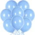Set 10 baloane latex, Albastru Deschis, de 30 cm, cod culoare #008
