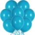 Set 10 baloane latex, Turcoaz Intens, de 30 cm, cod culoare #028
