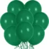 Set 10 baloane latex, Verde Army Inchis, de 30 cm, cod culoare #043