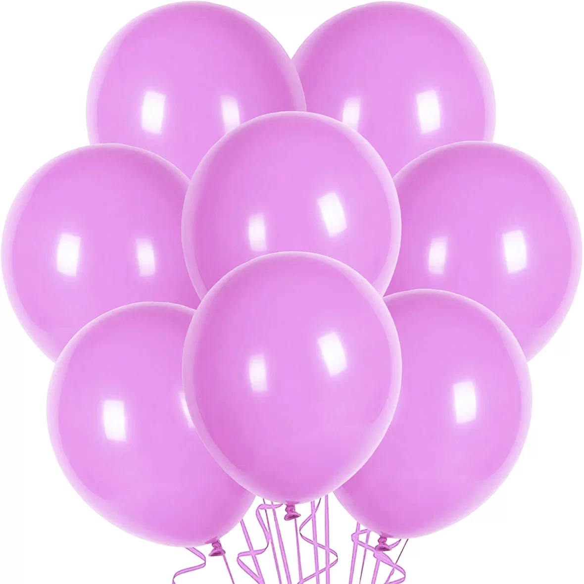 Set 10 baloane latex, Rose red macaron, de 30 cm, cod culoare #020