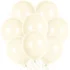 Set 10 baloane latex, Alb Galbui, de 30 cm, cod culoare #017