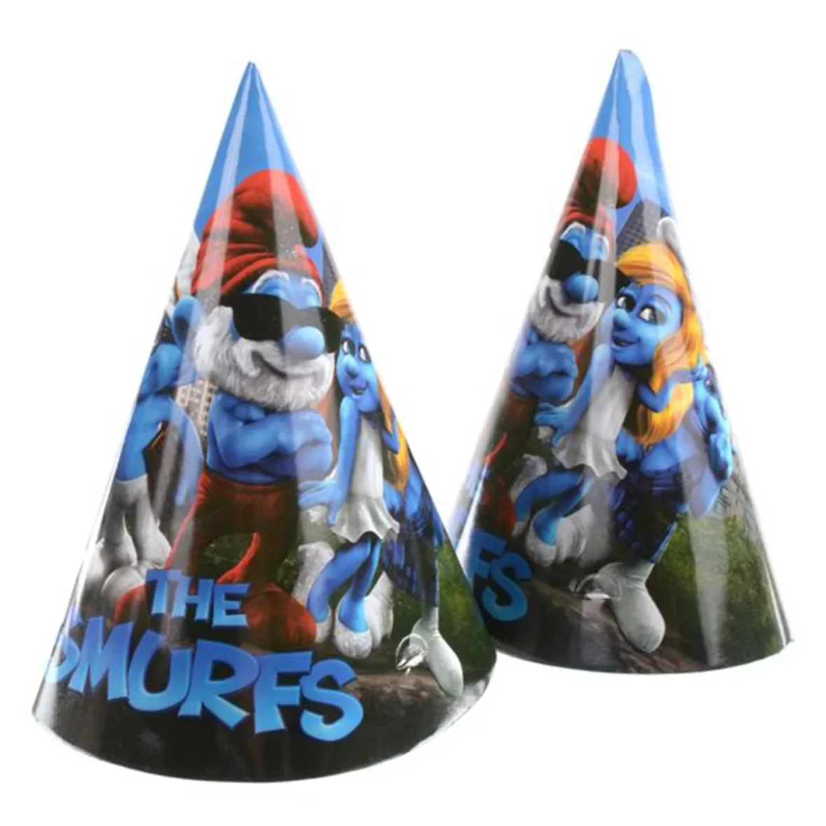 Set 6 coifuri Strumfi