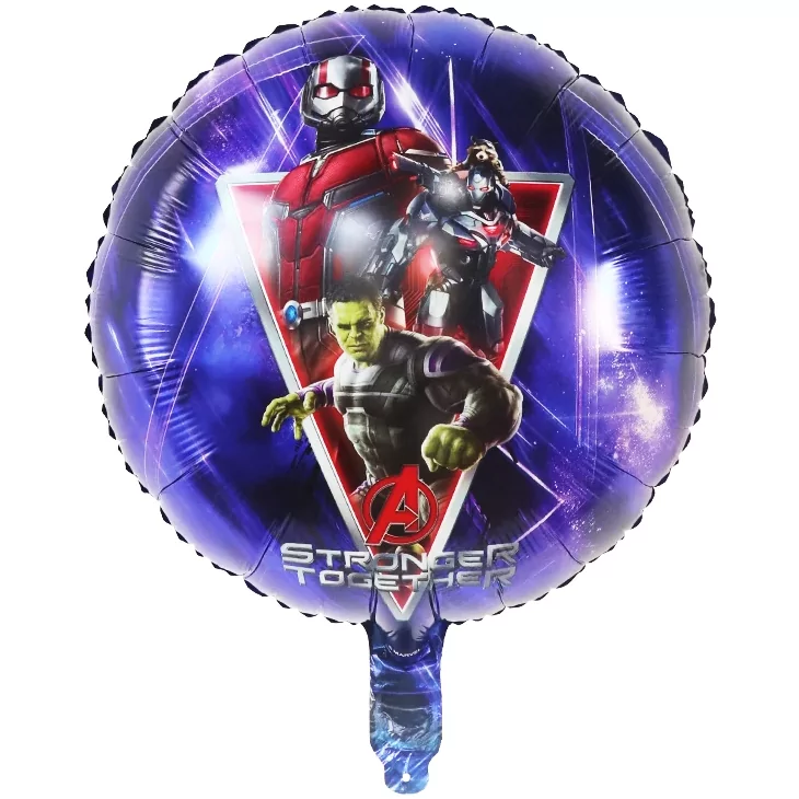 Balon folie Avengers, mov, 45 cm