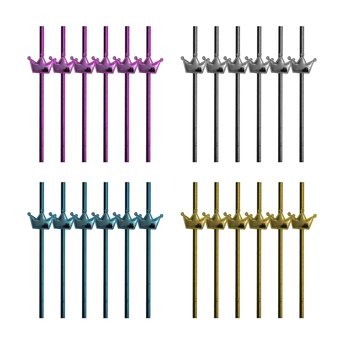 Set 4 paie cu coronita