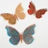Set 12 fluturasi decorativi 3D cu glitter