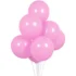 Set 10 baloane latex, Rose Red, 12 cm