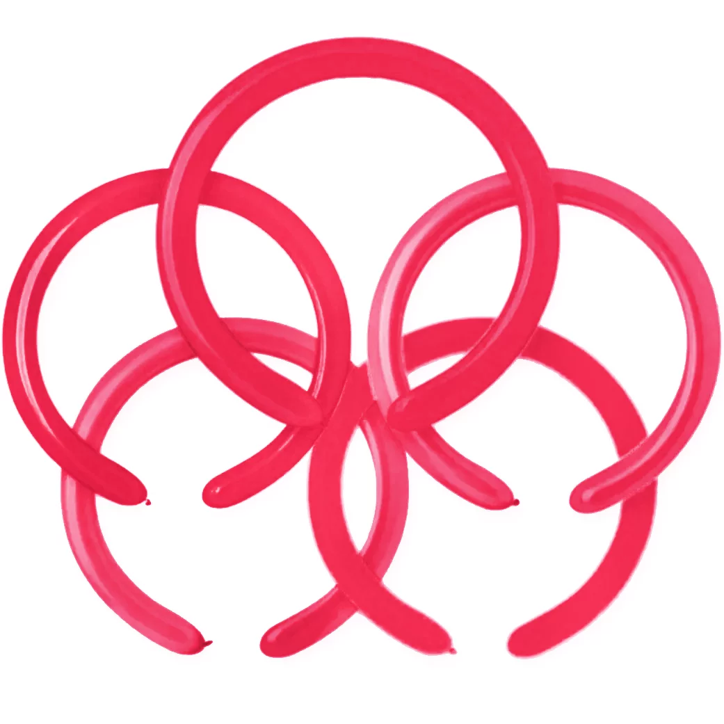 Set 10 baloane modelabile, Rosu