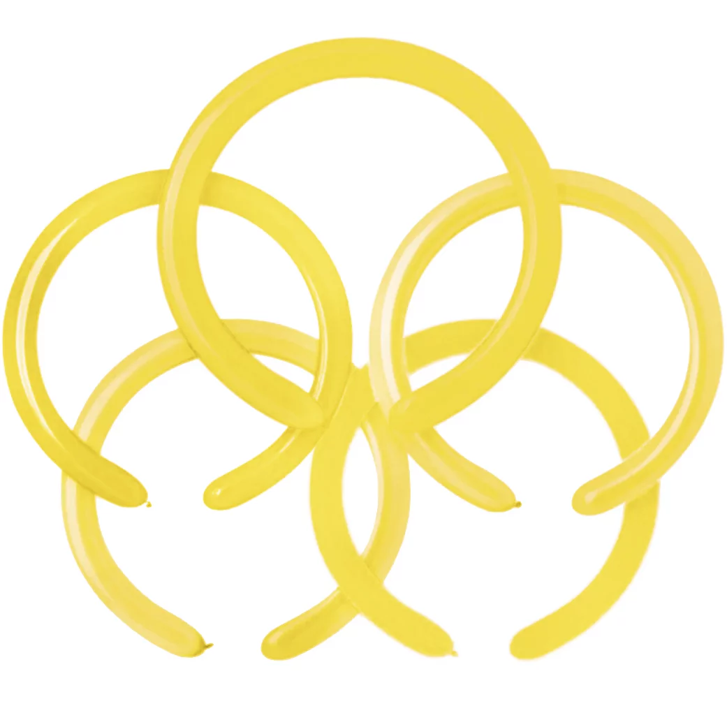 Set 10 baloane modelabile, Galben