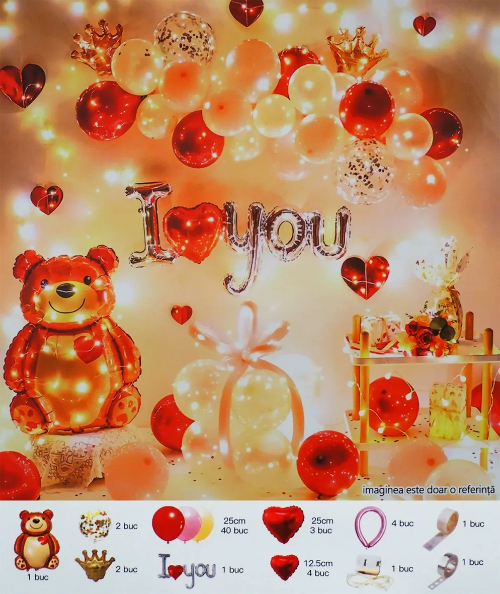1877-set-aranjament-baloane-in-nuante-de-rosu-roz-galben-cu-ursulet-si-fir-cu-led-1