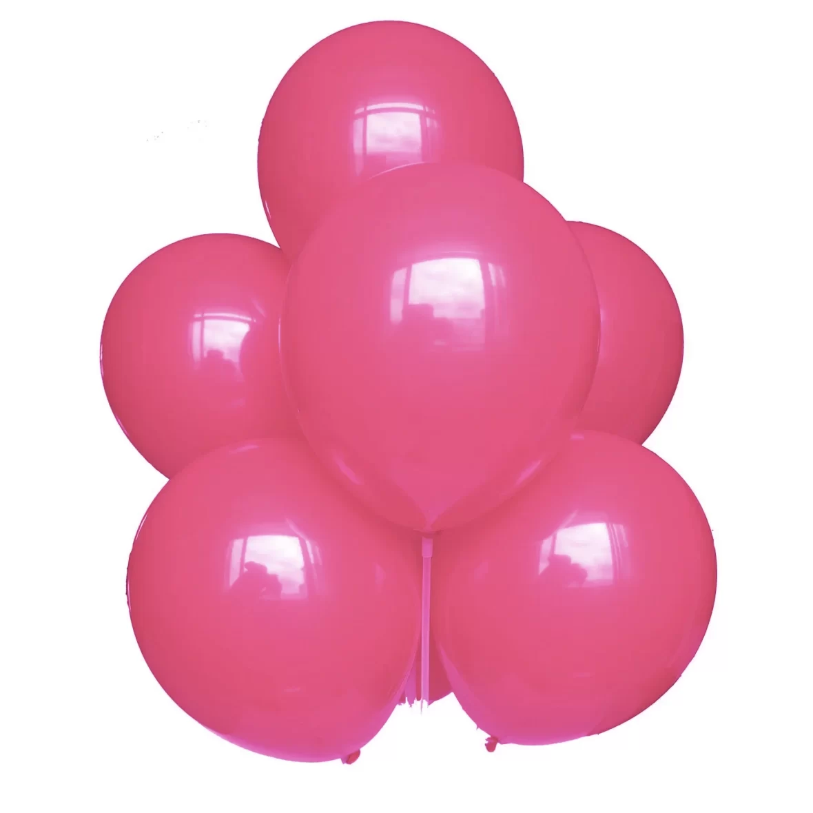 Set 10 baloane latex Roz Retro Deschis, 25 cm