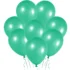 Set 10 baloane latex, Verde Turcoaz, perlate, de 30 cm