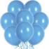 Set 10 baloane latex, Albastru Mediu, 30 cm