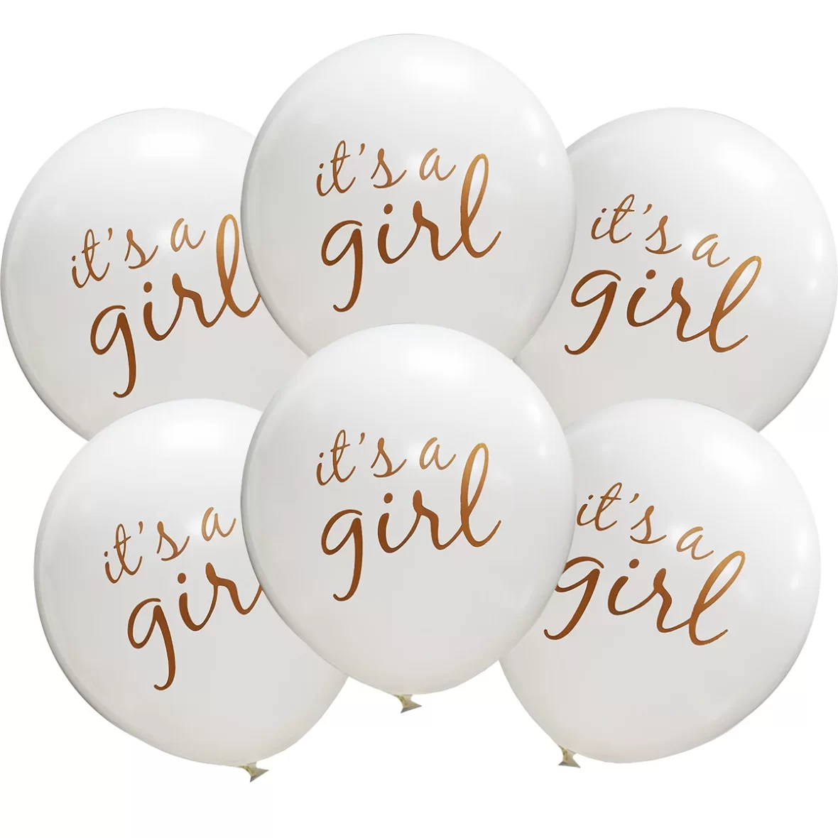 Set 10 baloane latex It’s a Girl, 30 cm