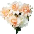 Buchet flori artificiale alb-roz, 30 cm