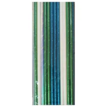 2117-Set 25 paie in culori verde-siclam