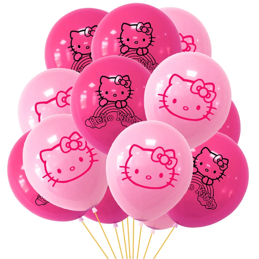 Set 13 baloane latex Hello Kitty, 30 cm