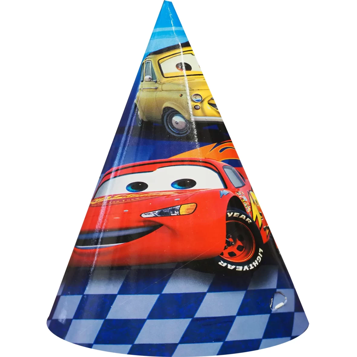 Set Coifuri Petrecere Copii cu Personaje Cars, Albastru (6 coifuri)