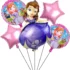 Set aranjament bundle 5 baloane Printesa Sofia