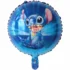 Balon folie Stitch, rotund, 45 cm