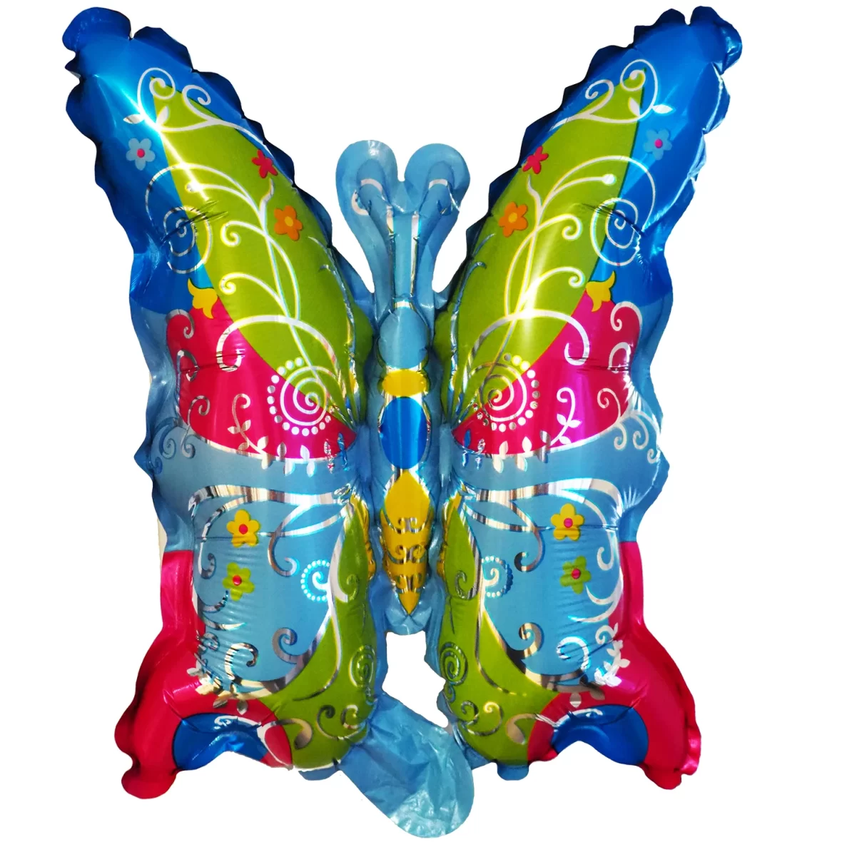 Balon folie minifigurina Fluturas multicolor, 25 cm