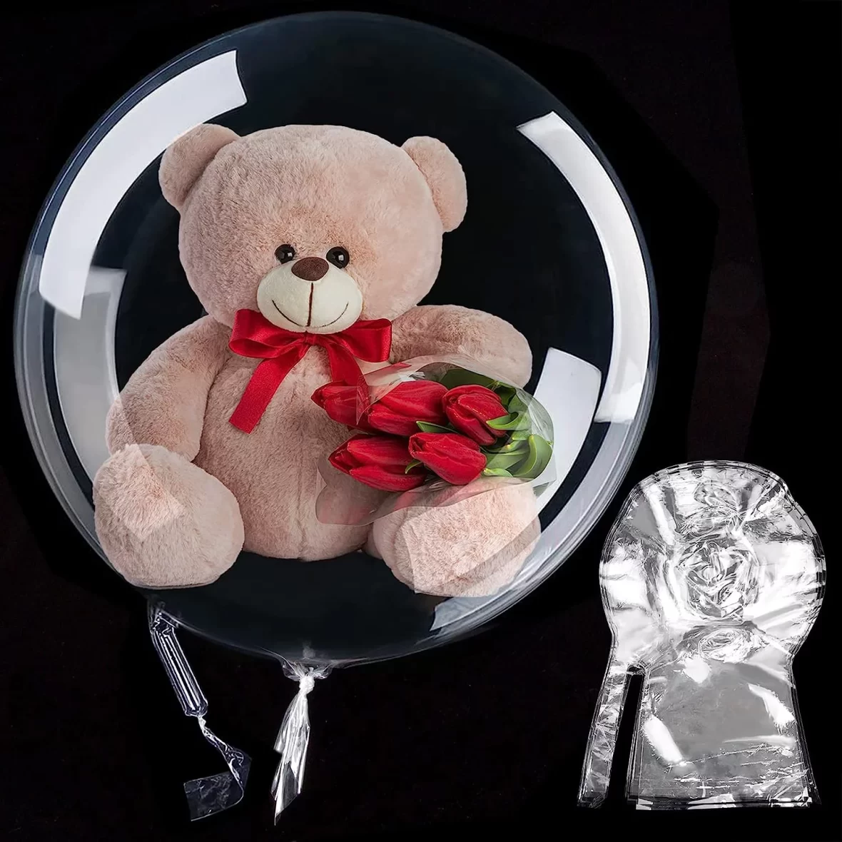 Balon Bobo pentru umplere, 66 cm, gura de umplere 20 cm