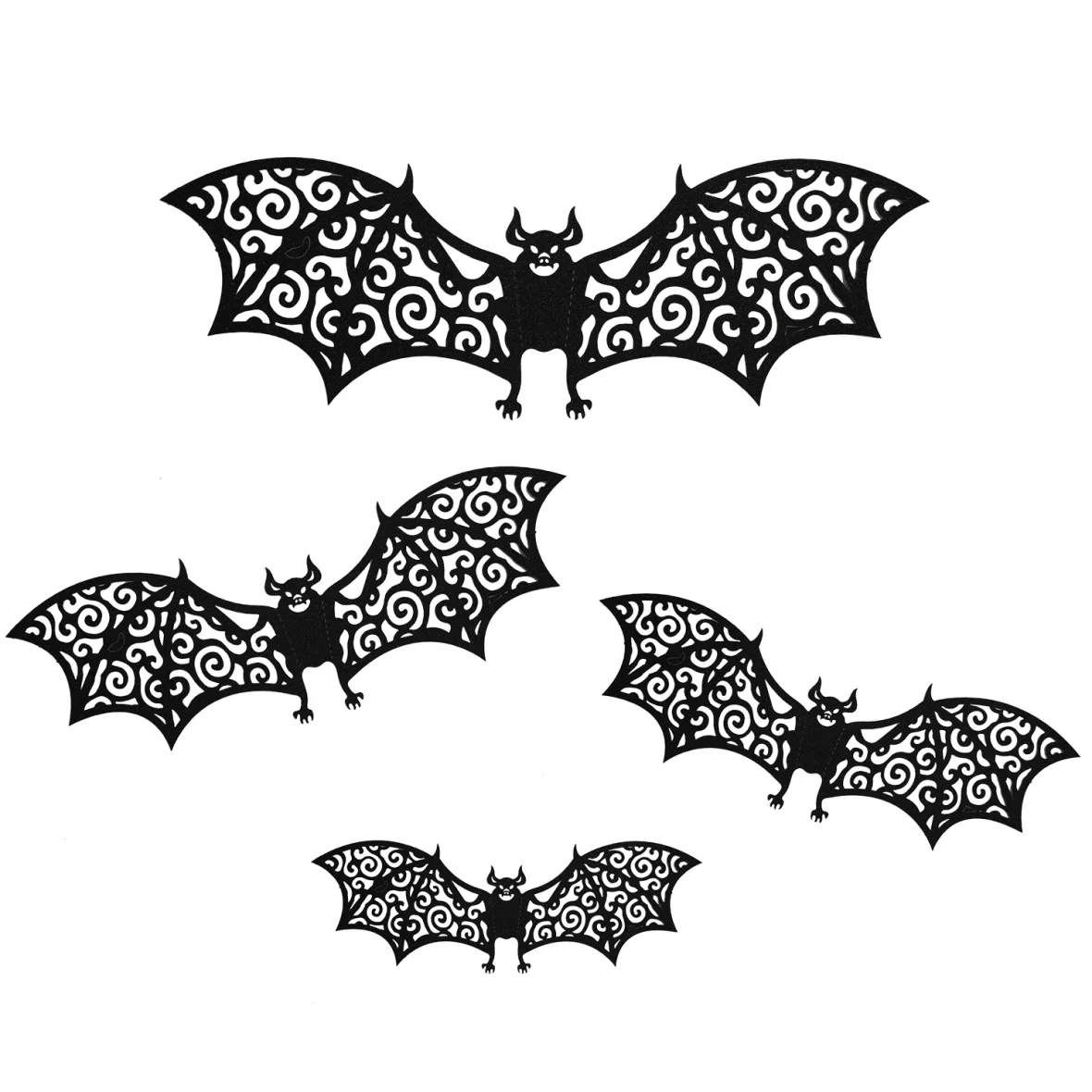 Set 12 decoratiuni Liliac 3D, model 2, intre 10 – 25 cm