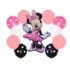 Set aranjament bundle 11 baloane folie si latex Minnie