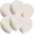 Set bundle 10 baloane latex La Multi Ani, albe cu scris auriu, 30 cm
