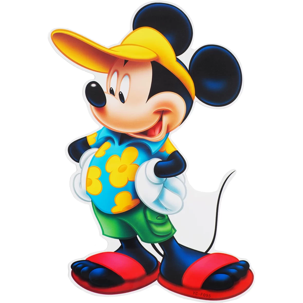 Sticker Mickey Summer 20×30 cm