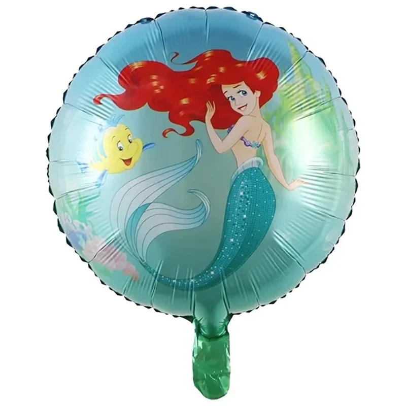 Balon folie Mica Sirena, rotund, 45 cm