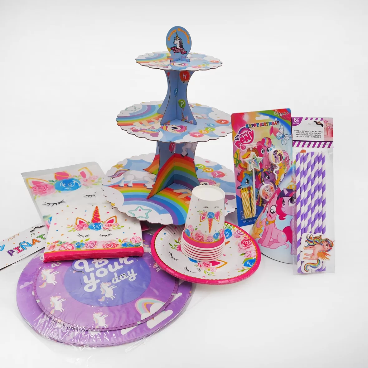 Set Petrecere Unicorn 48 de piese