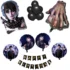 Set aranjament bundle 16 baloane folie si latex Wednesday cu Ghirlanda Happy Birthday