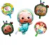 Set aranjament bundle 5 baloane folie Cocomelon model 2