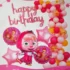Set decor Masha cu 50 baloane folie si latex cu decoratiuni