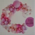 Set arcada cu 113 baloane in nuante de mov, roz, auriu si alb