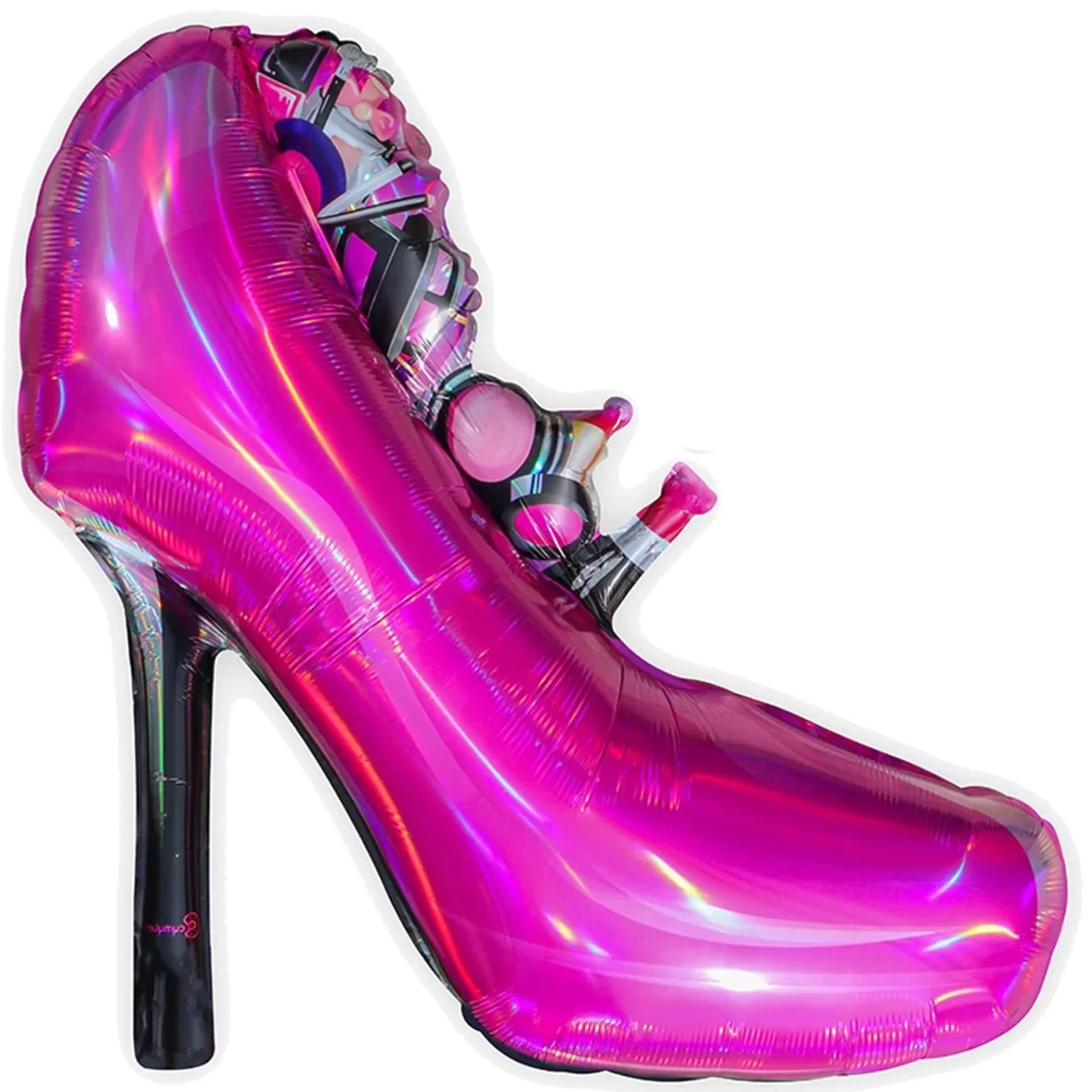 Balon folie figurina Pantof Barbie, 90 cm