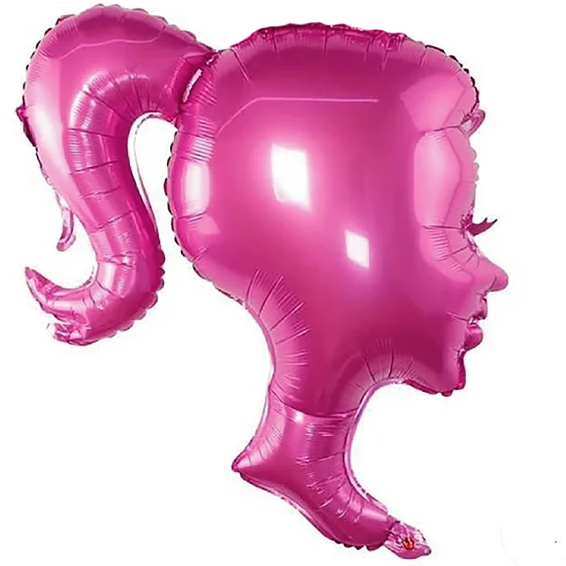 Balon folie figurina silueta Cap Barbie, 70 cm