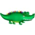 Balon folie figurina Crocodil, 100 cm, verde