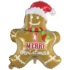 Balon folie figurina Gingerbread Man, 65 cm