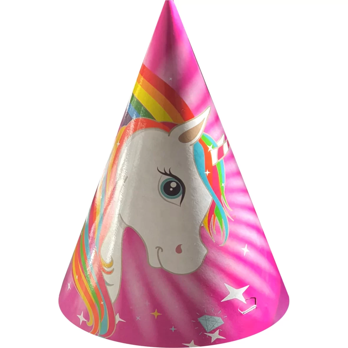 Set Coifuri Petrecere Copii cu Unicorn, Roz (6 coifuri)