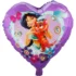 Balon in forma de inima, Printesa Jasmine, 45 cm
