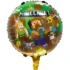 Balon folie Minecraft, Rotund, 45 cm